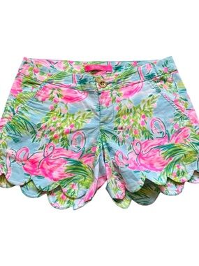 Lilly Pulitzer flamingo print shorts